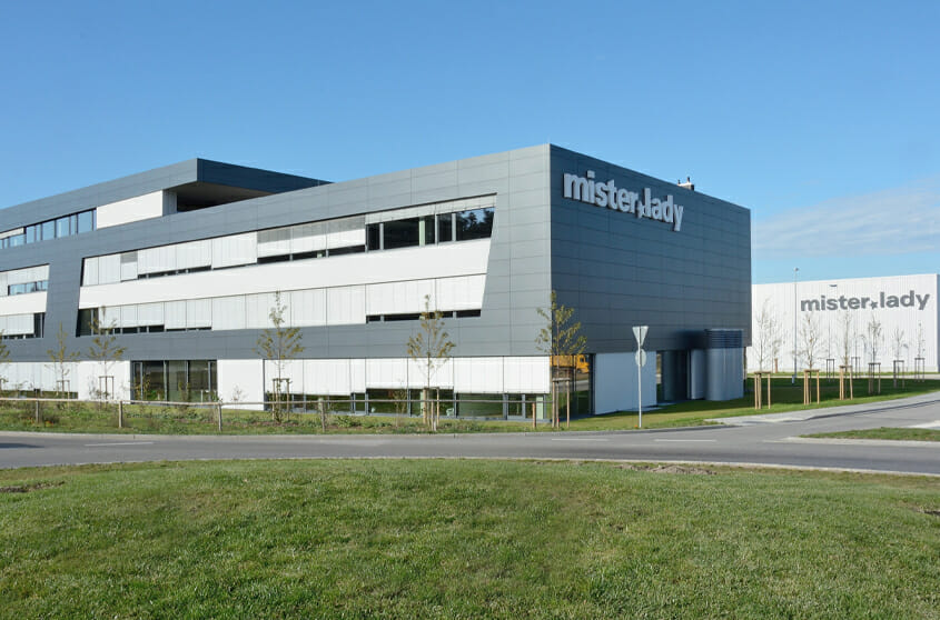 The new office building of mister*lady GmbH in Schwabach (photo source: LK Metall)