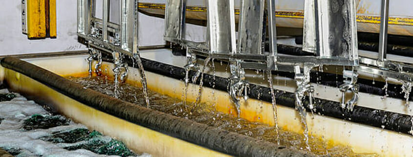 Degreasing baths pollute waste water Effectively remove oils and greases from wash liquors