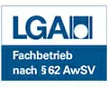 LGA - Fachbetrieb nach §62 AwSV
