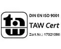 TAW Cert - DIN EN ISO 9001