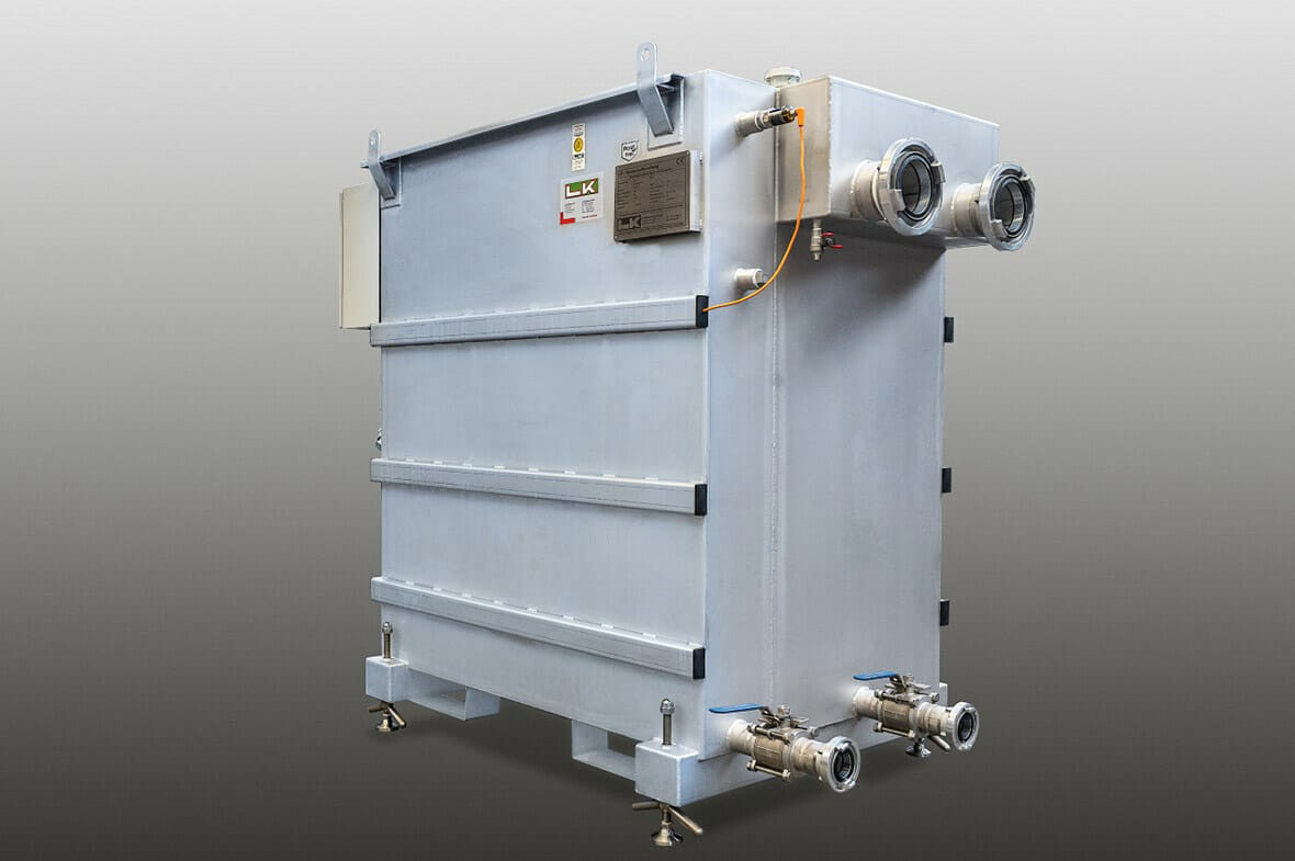 Highly mobile - ready for use as quickly as possible, the separator system in the standard version with lifting fork pockets, crane eyes or heavy-duty rollers is mainly used in the industrial sector