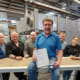 Norbert Schiedel receives certificate and medal on anniversary 22 August 2023